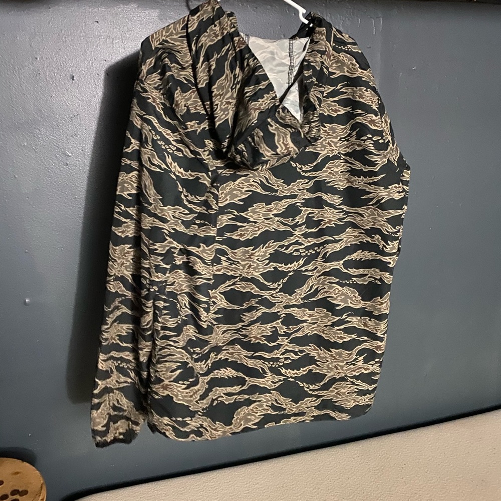 Camouflage rain jacket!